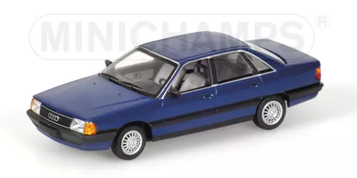 Minichamps - AUDI 100 - 1990 - BLUE METALLI